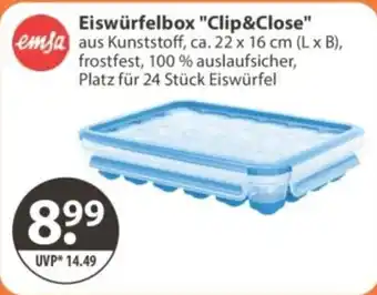 V Markt emja Eiswürfelbox "Clip&Close" Angebot