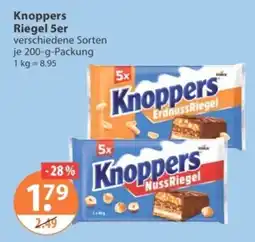 V Markt Knoppers Riegel 5er Angebot