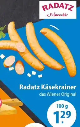 V Markt Radatz Käsekrainer Angebot