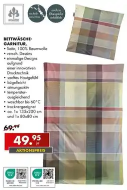 Möbel Steffens BETTWÄSCHE-GARNITUR Angebot