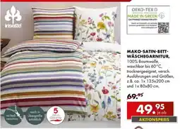 Möbel Steffens MAKO-SATIN-BETTWÄSCHEGARNITUR irisette Angebot
