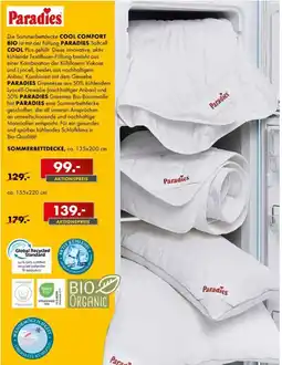 Möbel Steffens Sommerbettdecke COOL COMFORT BIO Angebot