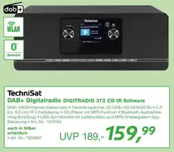EP TechniSat DAB+ Digitalradio DIGITRADIO 372 CD IR Schwarz Angebot