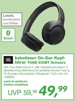 EP JBL kabelloser On-Ear-Kopfhörer TUNE 530BT Schwarz Angebot