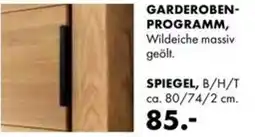 Möbel Steffens GARDEROBEN-PROGRAMM, Wildeiche massiv geölt Angebot