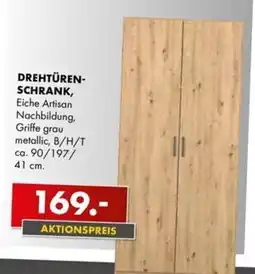 Möbel Steffens DREHTÜREN-SCHRANK, Eiche Artisan Nachbildung Angebot