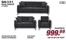 Poco Sofa 3-2-1 Angebot