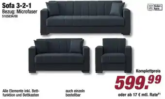 Poco Sofa 3-2-1 Angebot