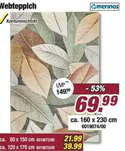 Poco Webteppich Konturenschnitt merinos Angebot
