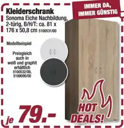 Poco Kleiderschrank Sonoma Eiche Nachbildung Angebot