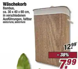 Poco Wäschekorb Bambus Angebot