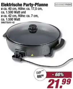 Poco Elektrische Party-Pfanne GOURMETmaxx Angebot