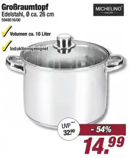 Poco Großbraumtopf Edelstahl MICHELINO Angebot