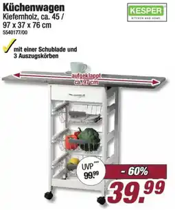 Poco Küchenwagen KESPER Angebot