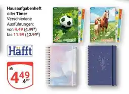 Globus Hausaufgabenheft oder Timer Angebot