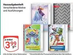 Globus Hausaufgabenheft Angebot