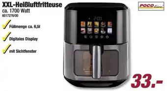 Poco POCO Line XXL-Heißluftfritteuse Angebot