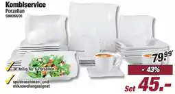 Poco Kombiservice Porzellan Angebot