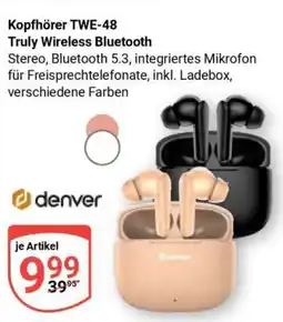 Globus Kopfhörer TWE-48 Truly Wireless Bluetooth Angebot