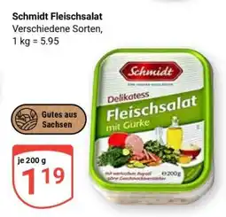Globus Schmidt Fleischsalat Angebot