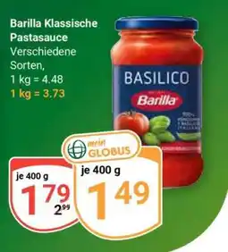 Globus Barilla Klassische Pastasauce Angebot