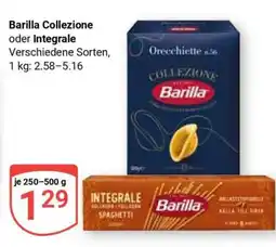 Globus Barilla Collezione oder Integrale Angebot
