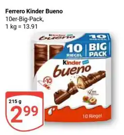 Globus FERRERO Kinder Bueno Angebot