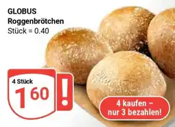Globus GLOBUS Roggenbrötchen Angebot