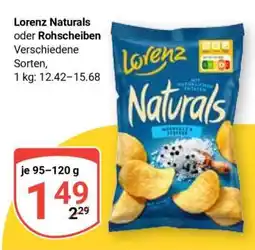 Globus Lorenz Naturals oder Rohscheiben Angebot