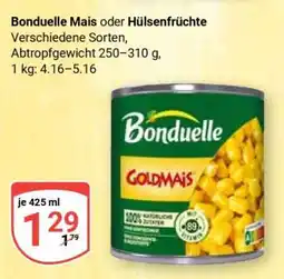 Globus Bonduelle Mais oder Hülsenfrüchte Angebot