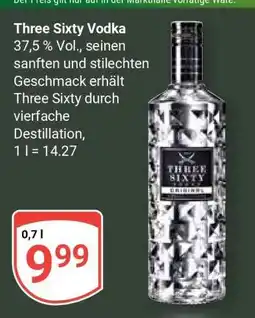 Globus Three Sixty Vodka Angebot