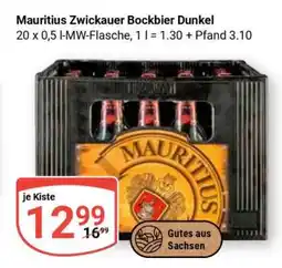 Globus Mauritius Zwickauer Bockbier Dunkel Angebot