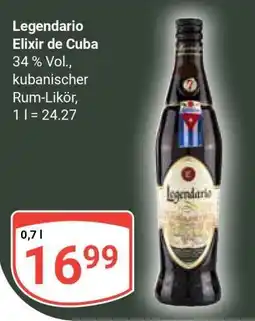 Globus Legendario Elixir de Cuba Angebot
