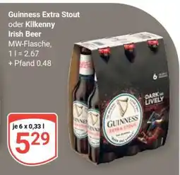 Globus Guinness Extra Stout oder Kilkenny Irish Beer Angebot