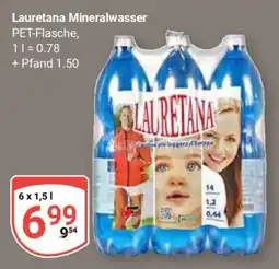 Globus Lauretana Mineralwasser Angebot