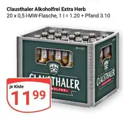 Globus Clausthaler Alkoholfrei Extra herb Angebot