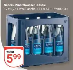 Globus Selters Mineralwasser Classic Angebot