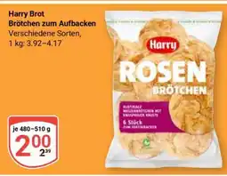 Globus Harry Brot Brötchen zum Aufbacken Angebot