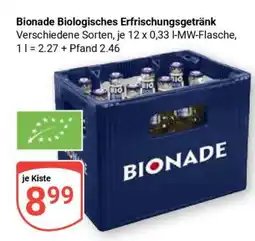 Globus Bionade Biologisches Erfrischungsgetränk Angebot