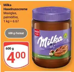 Globus MILKA Haselnusscreme Angebot