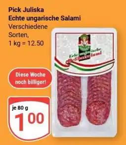 Globus Pick Juliska Echte ungarische Salami Angebot