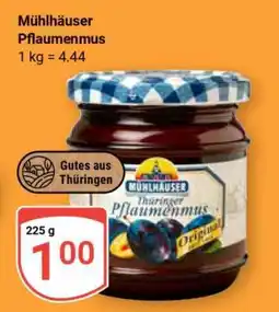 Globus Mühlhäuser Pflaumenmus Angebot