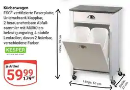 Globus Küchenwagen Angebot