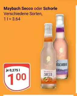 Globus Maybach Secco oder Schorle Angebot