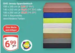 Globus OHO Jersey-Spannbetttuch Angebot