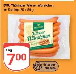 Globus EWU Thüringer Wiener Würstchen Angebot