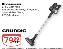 Globus Hand-/Akkusauger Angebot