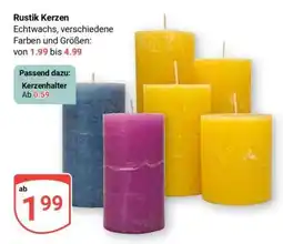Globus Rustik Kerzen Angebot
