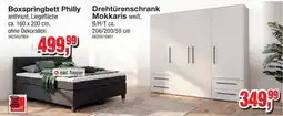 Möbelfundgrube Boxspringbett Philly anthrazit Angebot