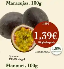 LPG Biomarkt Maracujas Angebot